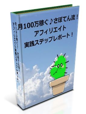 さぼてん,アフィリエイト,実践ステップ